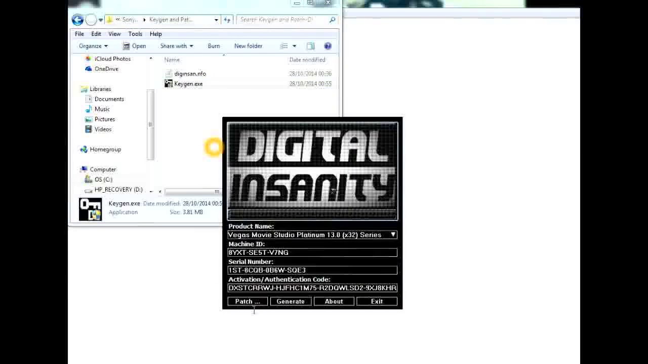 Digital Insanity Keygen Movie Studio Platinum 13