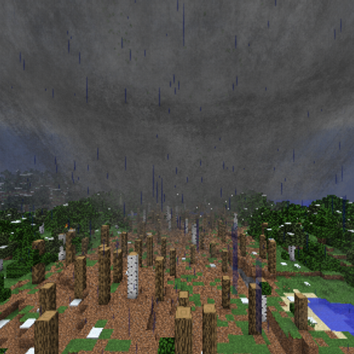 Minecraft localized weather mod commands